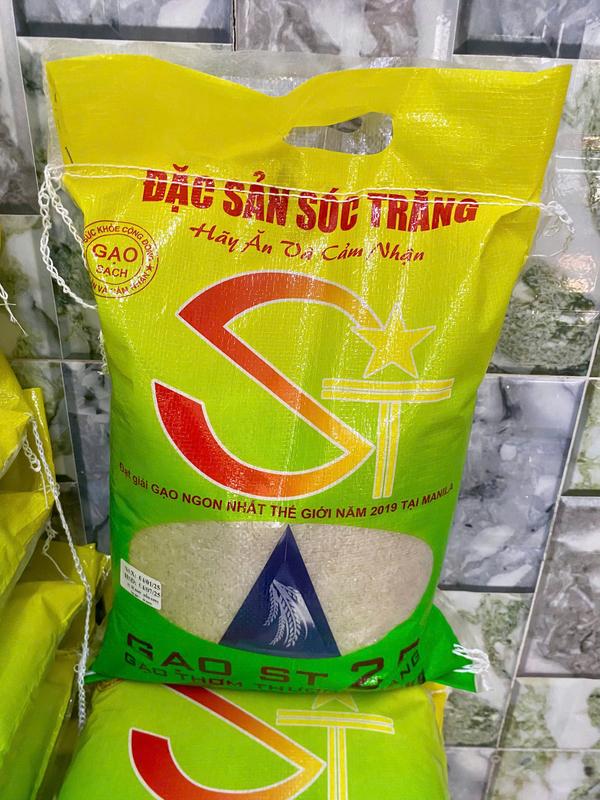 Gạo ST25 LOẠI 2 Dẻo Nhẹ 5kg Đặc Sản Sóc Trăng - Dẻo Mềm Nở nhẹ Ngon Cơm - Food