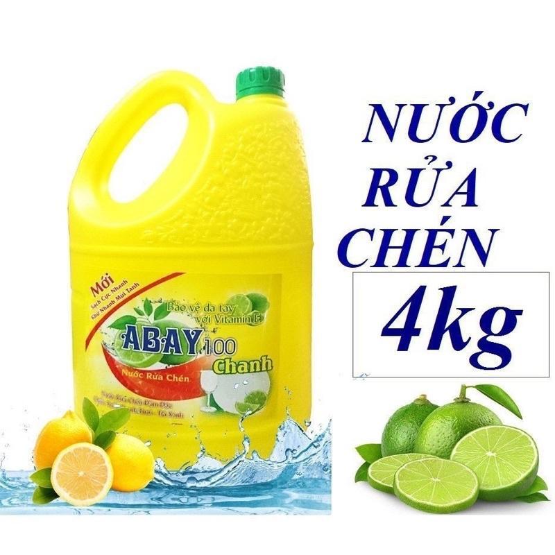  NƯỚC RỬA CHÉN HƯƠNG CHANH ABAY 4KG SIÊU TIẾT KIỆM giá hủy diệt Hàng Thái Shop 84 