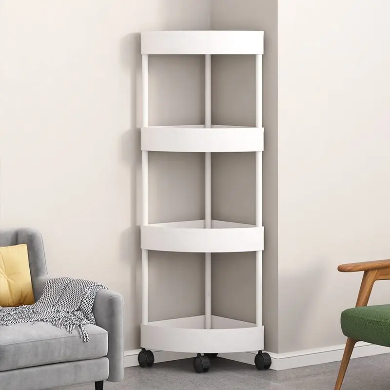 Giá Để Đồ Trong Phòng Tắm, Kệ Góc Sàn, Nhiều Tầng, Cho Phòng Vệ Sinh Và Nhà Vệ Sinh, Người Sắp Xếp Hình Tam Giác Khe Hở, Kệ Nhà Bếp 6