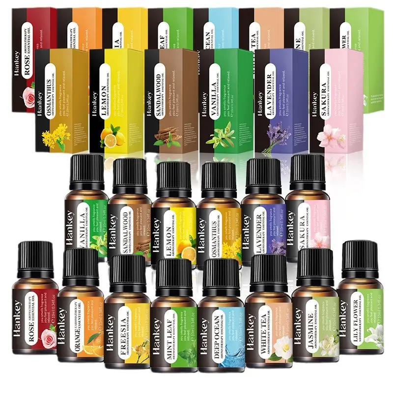 Tinh dầu thơm 10ml QINGTING cho máy tạo độ ẩm thơm Dầu hòa tan trong nước với nhiều mùi hương 4