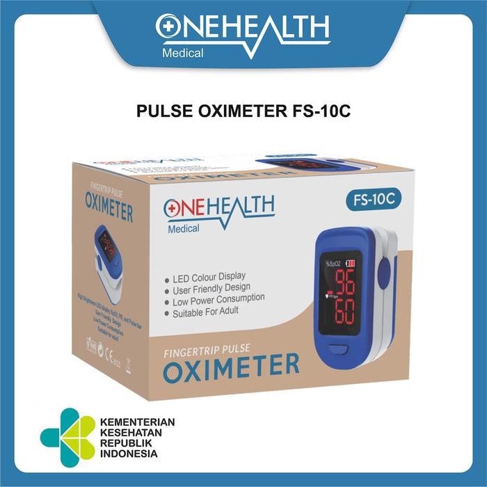 Promo Onehealth Pulse Oximeter FS10C Alat ukur Kadar Oksigen SpO2 ...