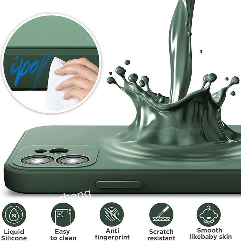 Casing For Oppo A77s A57 A76 A96 4G 2022 A78 Reno 8T 5G Phone Case Soft Silicone TPU Solid Shockproof Protective Back Cover Accessories Cellphone 2