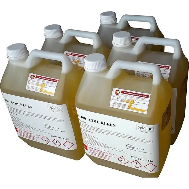 Nước làm sạch, Nước Tẩy Dàn Lạnh A400 (Coil Kleen) - Chất Tẩy Rửa Đa Năng Can 5 Lít, Dung dịch tẩy rửa ngoài két, Can nước rửa chất tẩy COIL KLEEN A400 5 lít rửa vệ sinh hệ thống máy điều hòa không khí, dàn lạnh, dàn nóng điều hòa 4