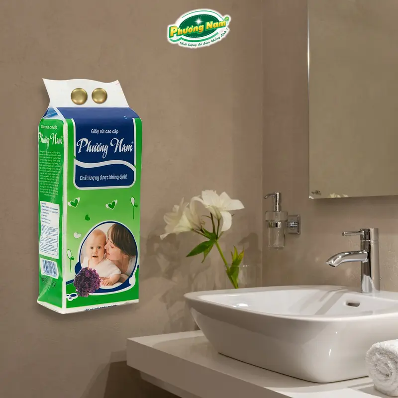 [COMBO 6 Bịch] Giấy Rút Treo Tường 1500 Tờ Phương Nam cao cấp lớn hương Lavender dịu nhẹ - Tiện Dụng, An Toàn, Thân Thiện Với Mọi Loại Da gia yves in h cong nghiep 4