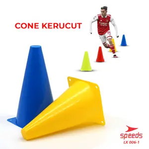 SPEEDS Agility Training Cones Kerucut Marker Tinggi 23Cm Ball Outdoor Latihan Olahraga Futsal Skate Sepak Bola 006-1