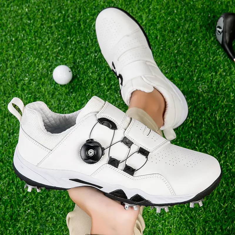 Giày Golf, Giày Thể Thao Chuyên Nghiệp, Chống Trượt, Hàng Có Sẵn Thời Trang Mới Nóng Bỏng, Dành Cho Nam Và Nữ, Thể Thao Đi Chơi, Chất Lượng Cao, Có Đinh Lấy, Thích Hợp Cho Các Tay Cầm Chuyên Nghiệp 2