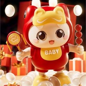 ( Tặng Pin) em bé cầm kẹo hồ lô may mắn chạy pin phát đèn, hát nhạc và nhảy,Quà tặng ngày Tết cho bé yêu Đồ Chơi Toys