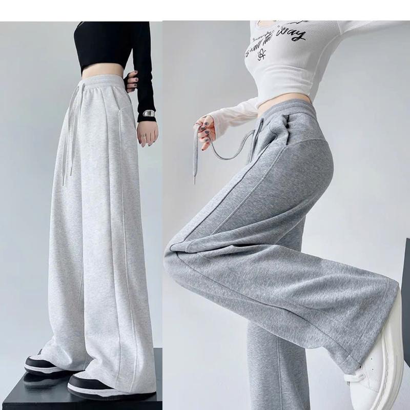 Quần  Nỉ Ống Suông Loại Đẹp Phom mới hách dáng Nữ Pants Nhung Women Ong 4