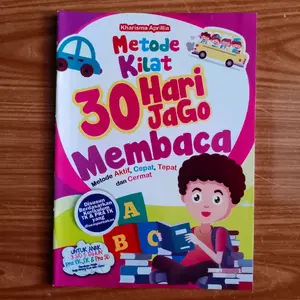 Buku Anak Metode Kilat, aktif 30 Hari Jago Membaca