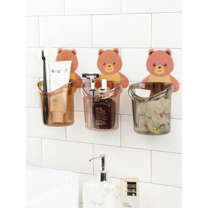 Sét 3 chiếc cốc gấu đựnġ bàn chải Đựng Bàn Chải Nhà Tắm 3
