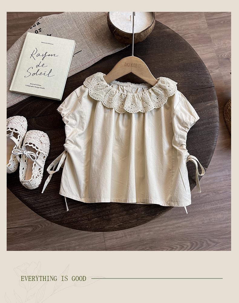 Product Introduction of Áo Thun Ngắn Tay Cho Bé Gái, Phong Cách Phương Tây, Phong Cách Mori, Quần Áo Mùa Hè Cho Trẻ Em, Áo Bé Gái, Hàng Mới Về Mùa Hè 2024 13