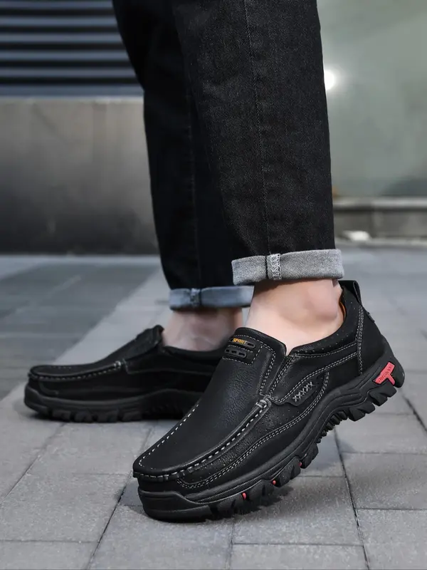Men's Retro Low Top Slip on Sneakers, Casual Comfortable Soft Sole Non-slip Driving Shoes, Fashionable All-match Sneakers for Daily Wear 6