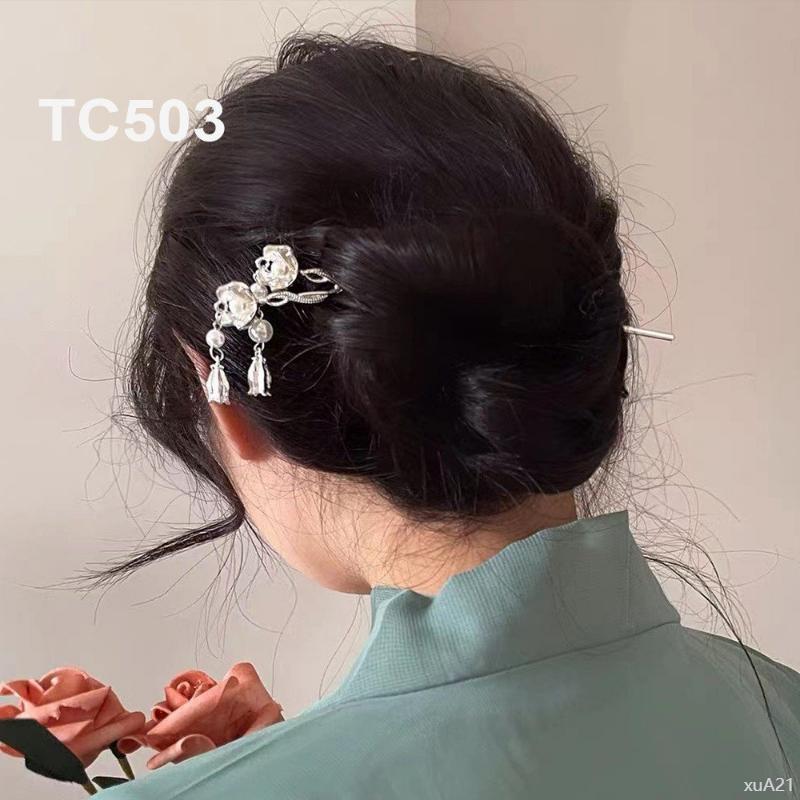 Product Introduction of Ghim hoa mai  Nét đẹp vượt thời gian GOTI - Trâm Cài Tóc 2 Hoa Chuông Gió Trắng Rũ Búi Tóc Phong Cách Hiện Đại, Cổ Trang TC503 TC516 TC517 TC518 TC519 TC520 Túi xách nữ trâm  cài  tóc  cổ  trang kẹp  tulip Áo Khoác Phao  3  càng  gắn  tên  cua  hello Quần 22