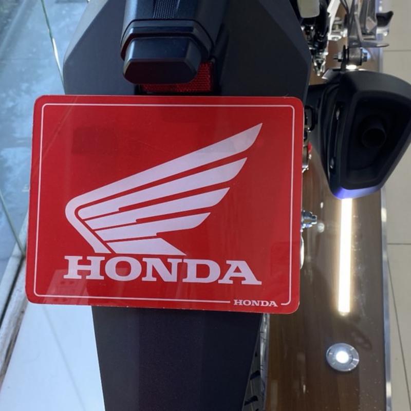 Biển số xe mica logo Honda 0