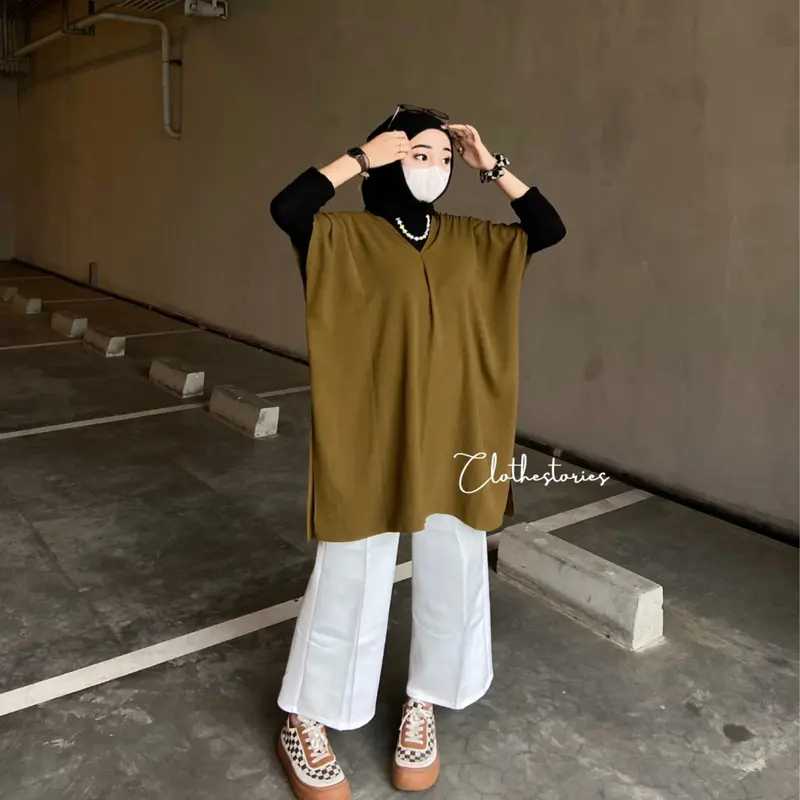 LONG SQUARE BLUS NAGITA CRINKLE AIRFLOW 2