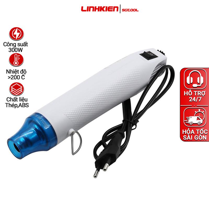 Máy khò nhiệt thổi nhiệt QST cầm tay mini 220v 200 độ, khò keo xe làm đồ thủ công