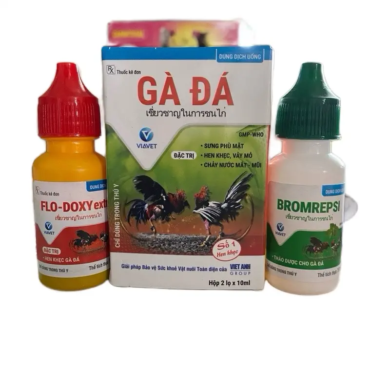 Khắc tinh gà khò CHIẾN KÊ, hen khẹc, sưng đầu, phân xanh trắng, tan đườm thông khí quản