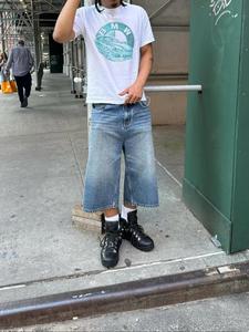 Men's Denim Shorts, Casual Comfy Short Jeans for Daily Wear, Fashion Men's Bottoms for Summer, Cotton