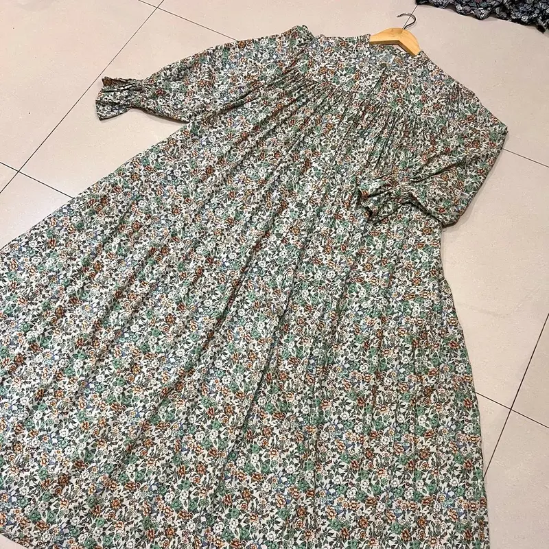 Gamis rayon freesize lengan karet 0
