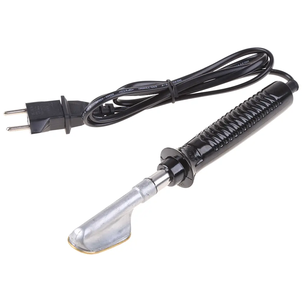 【Ready Stock】 Electric Soldering Iron With Plastic Handle Flat Tip For Car Bumper Repair