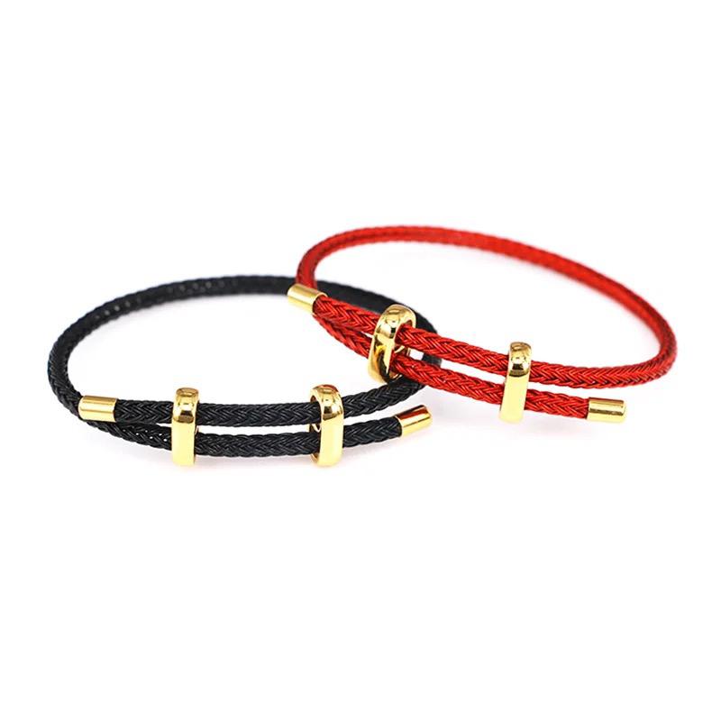 Product Introduction of กำไลเชือกปรับได้ H buckle ราคาส่ง ขนาด 3.5 มิล 1