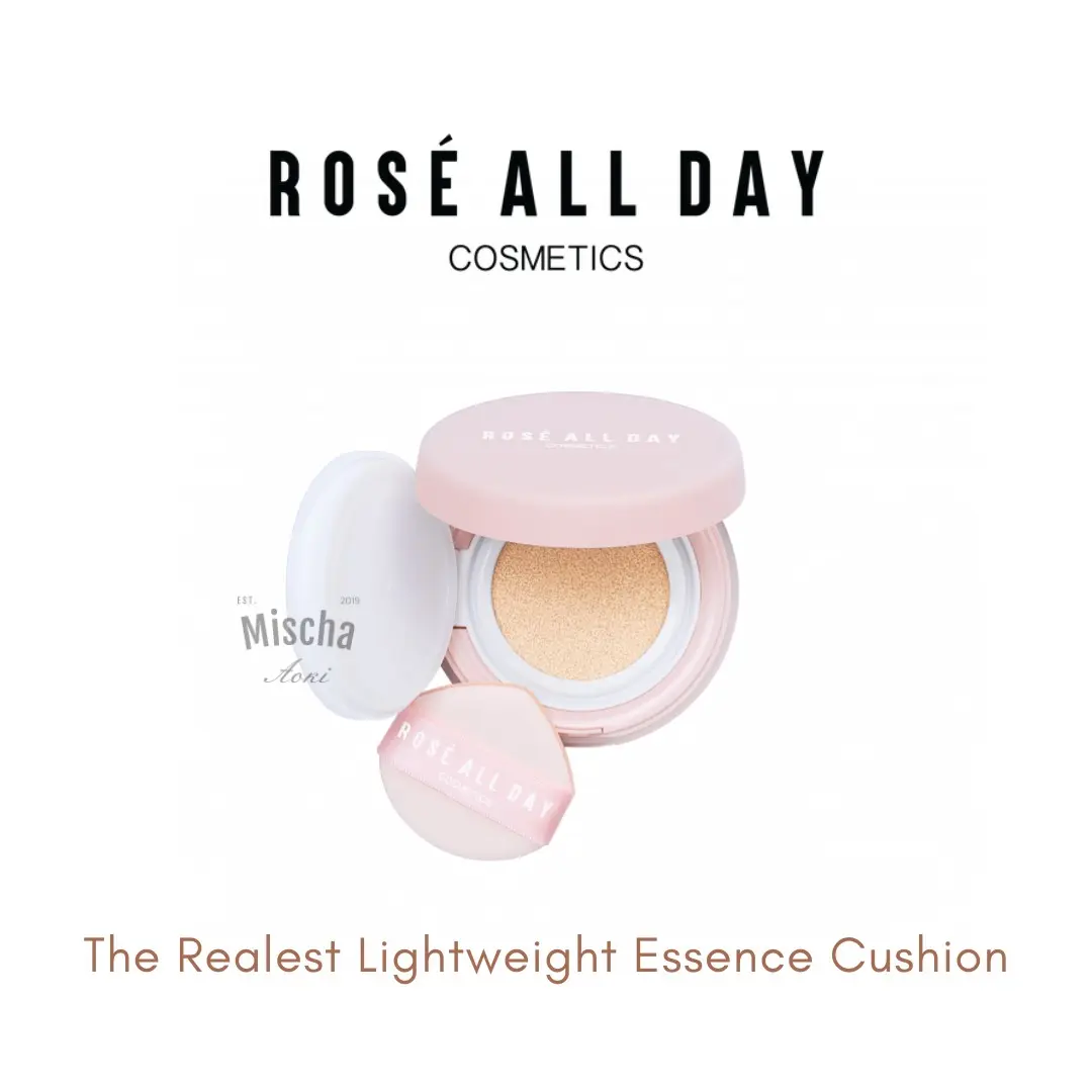BPOM Rose All Day The Realest Lightweight Essence Cushion SPF 40 PA+++ Fair | Light | Beige | Warm Beige | Medium Neutral | Sand | Warm Honey | Honey | Caramel 15gr