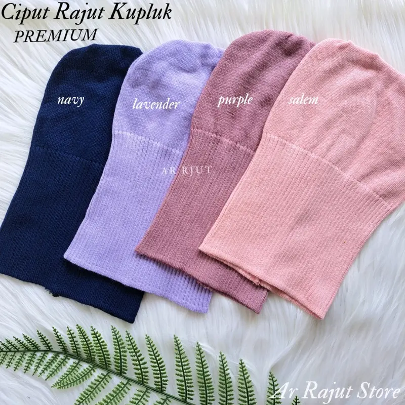 Ciput Rajut Kupluk Premium Inner Jilbab Salur Dalaman Kerudung Anti Pusing Turki Arab Instan  wanita Dewasa 4