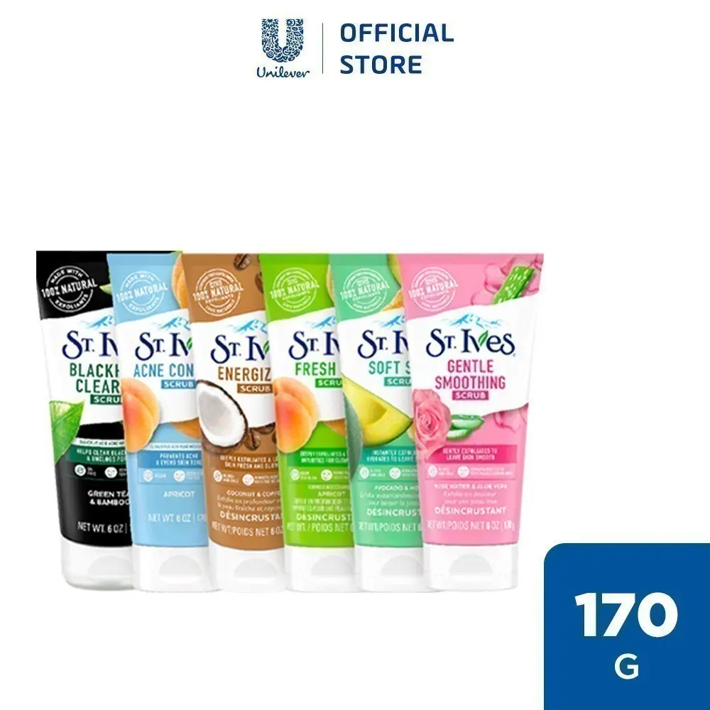 Sữa rửa mặt tẩy tế bào da chết St.Ives 170g (Tùy chọn mùi hương)