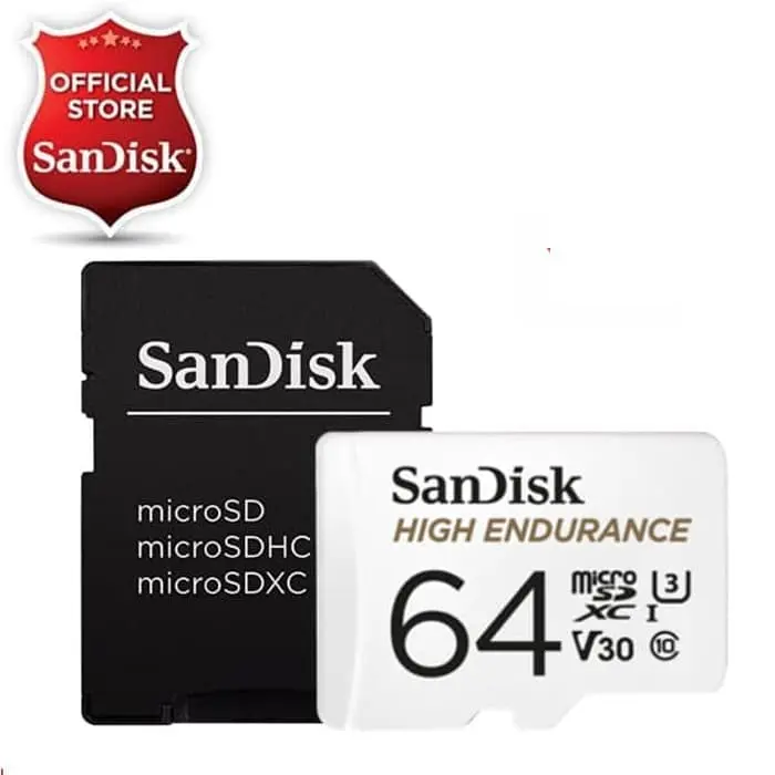 SanDisk High Endurance 64GB 100MB/s MicroSDHC 1