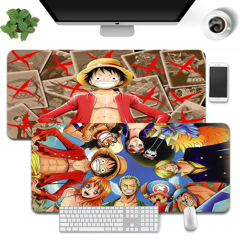 Tấm lót bàn máy tính, Tấm lót chuột chơi game Anime, Cỡ Lớn, Thích hợp cho Bàn Phím Bar Internet và Quán Cà Phê Internet, Tấm lót chuột, Bàn di chuột 0