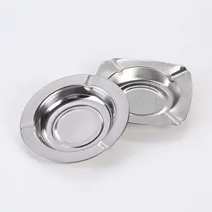 Asbak Stainless Bulat 12cm Mangkok Asbak Besi Ashtray Cigarette R863
