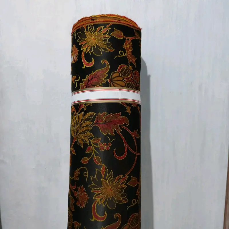 KAIN SOFA TIMBUL GOLD // KAIN KURSI KELEP BAHAN JOK KURSI MOTIF BUNGA // COVER BANTAL SOFA MINIMALIS 3