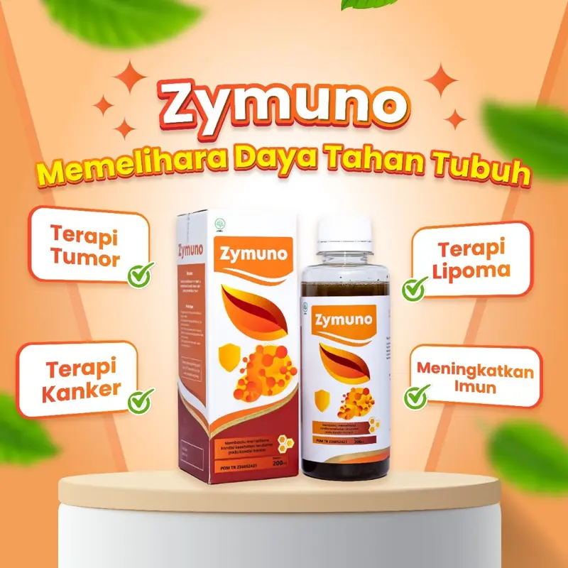 Zymuno – Madu Herbal Membantu  Meningkatkan Daya Tahan Tubuh atau Imun serta Membantu Terapi Benjolan Lipoma dan Tumor) original herbal Kulakin 1