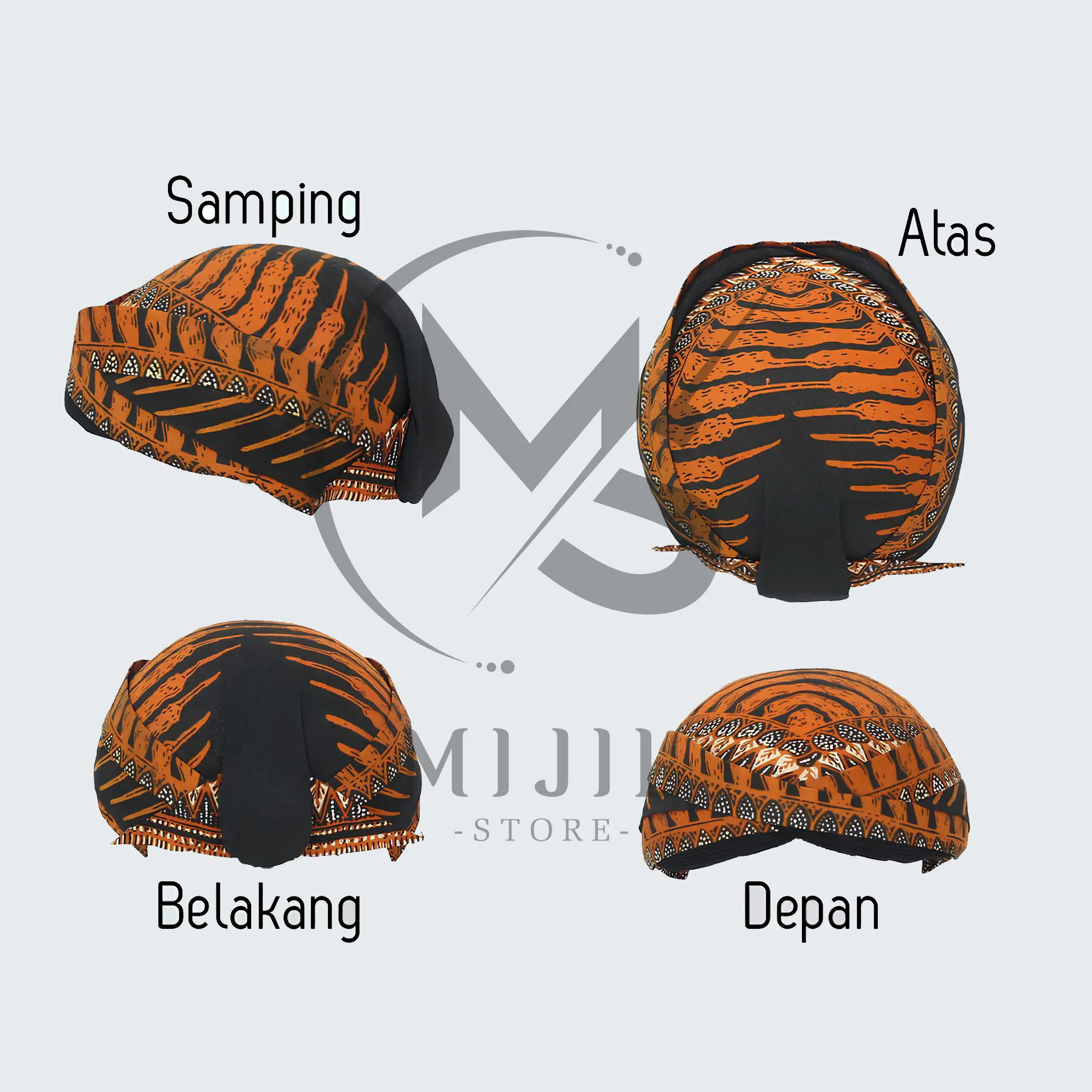 blangkon solo dewasa pakaian adat tradisional