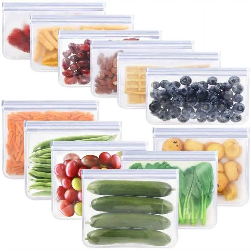 Kantong Plastik Organizer Makanan Silicone Food Bag 4