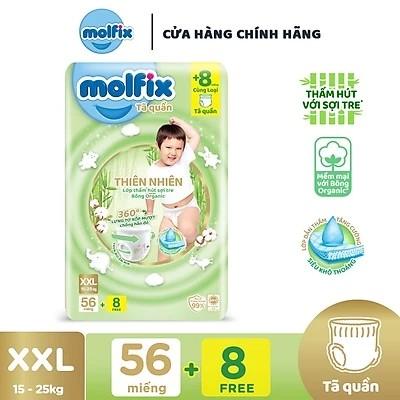 Product Introduction of Bỉm/Tã Mofix Thiên Nhiên Ultra Dán/Quần Gói Lớn Siêu Cộng Miếng S84/M84/L76/XL70/XXL64 Cho Bé 13