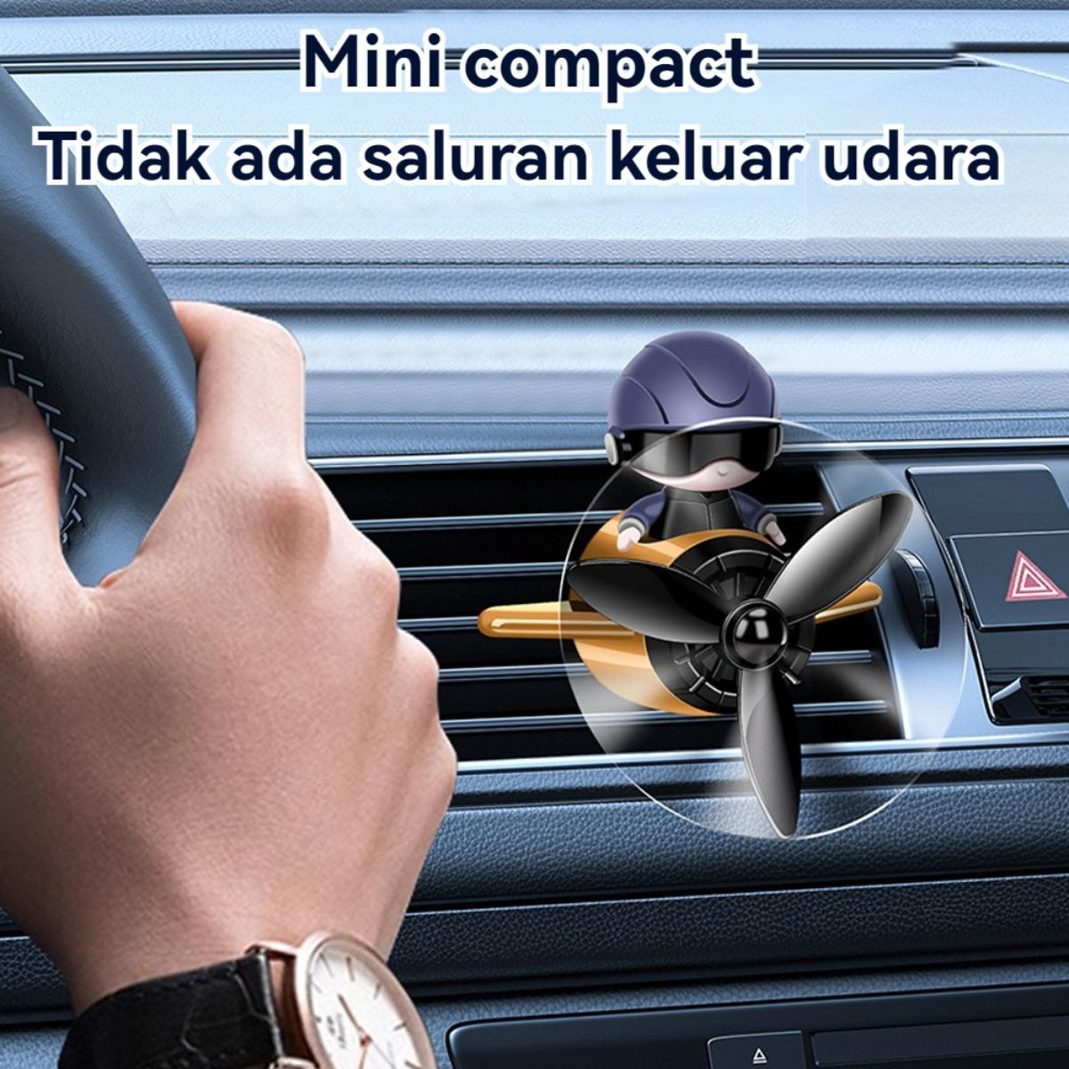 Pengharum Mobil Aromaterapi 100ml - Penghilang Bau & Penyegar Udara AC, Ventilasi Kabin Mobil, Desain Dekoratif, Penetral Bau Tak Sedap, Pembersih Udara Mobil Model XYZ, Panjang 15cm x Lebar 5cm