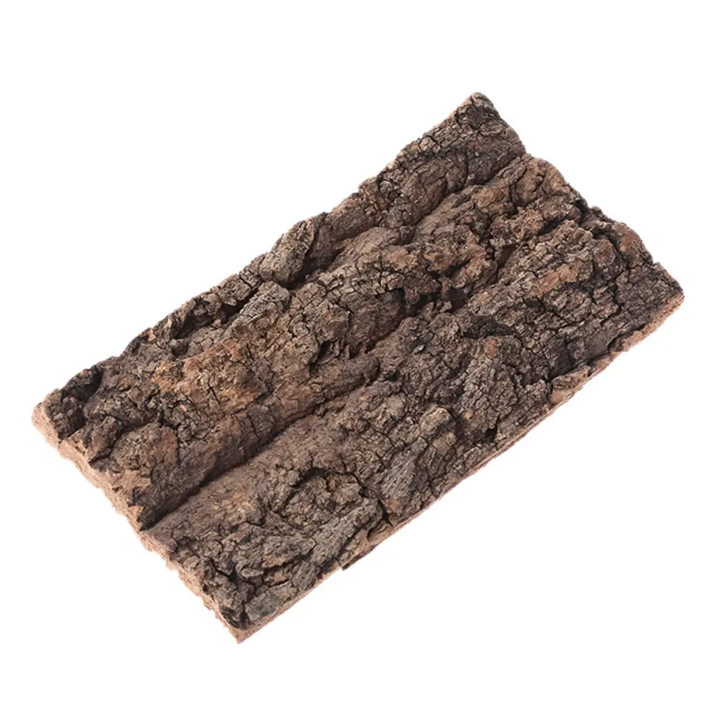 Natural Cork Bark Flat Reptile Terrarium Background Decoration for Water for Tank