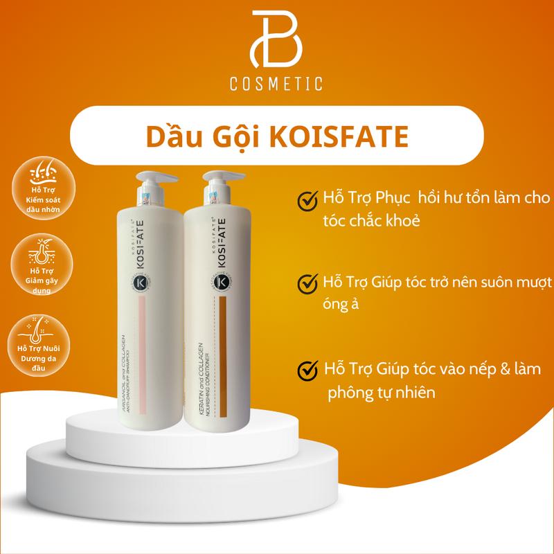  Dầu Gội xả dưỡng sinh KOSIFATE  giúp tóc mềm mượt chắc khoẻ 
