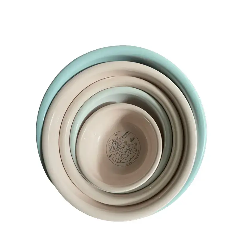 SET 5 MÓN THAU NHỰA, CHẬU NHỰA CAO CẤP HOKORI cực dày dặn (27,32,38,44,50cm)