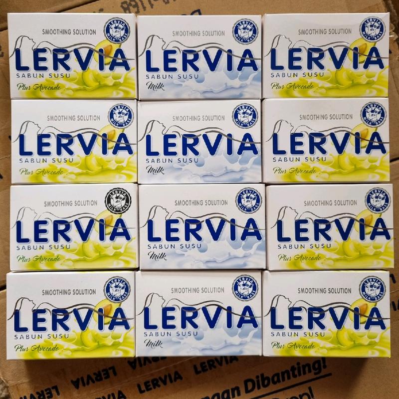 PROMO 10PCS SABUN BATANG LERVIA 90GRAM Soap Pencerah 2