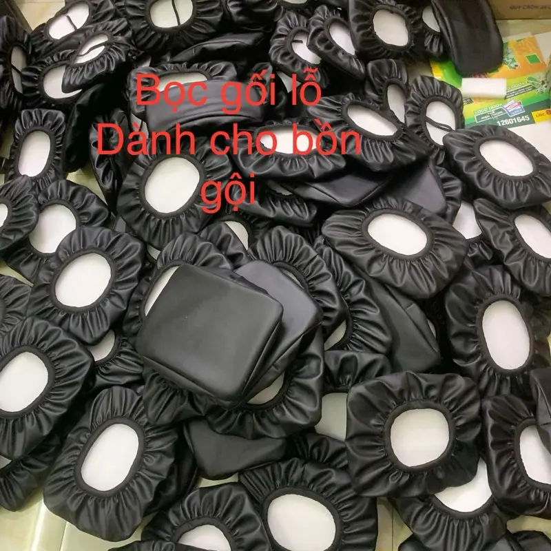 Bọc gối lỗ chống đau đầu và gối đươc bọc như mới