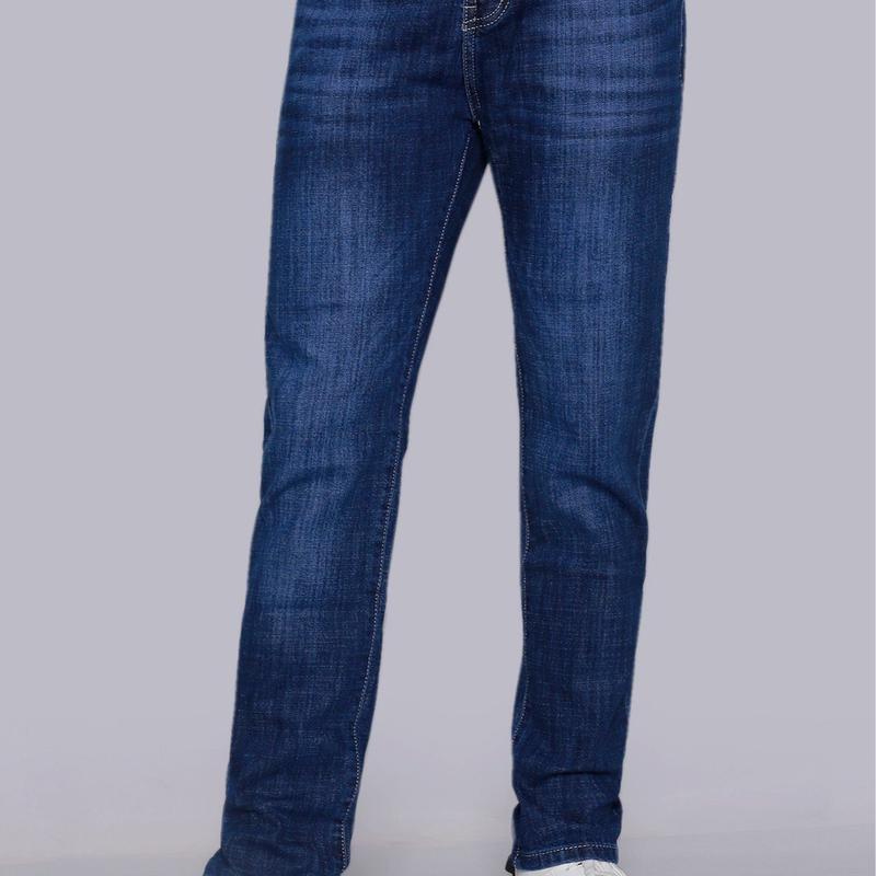 Quần Jean Nam Cao Cấp XANH ĐẬM TRƠN - HC 22 Menswear Pants Có Túi