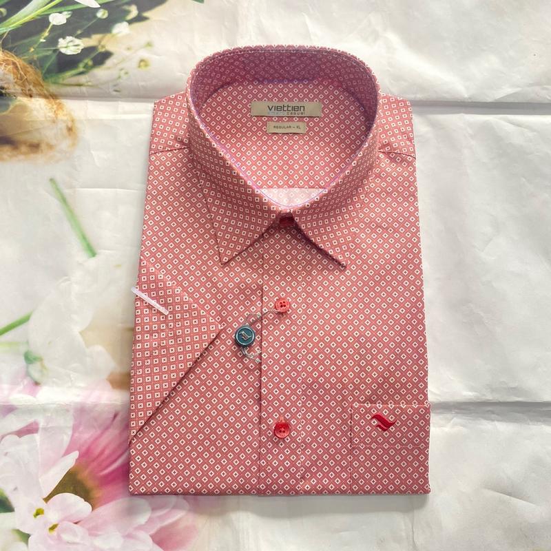 Áo ngắn tay 0660 vạt ngang vải 65% nano phom thường thoáng mát thấm hút mồ hôi tốt size 45-46 (XXL) 3