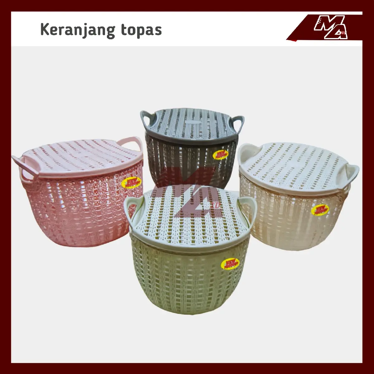 1+3+6+12pcs Keranjang topas serbaguna buah/telur/snack/kosmetik Buah