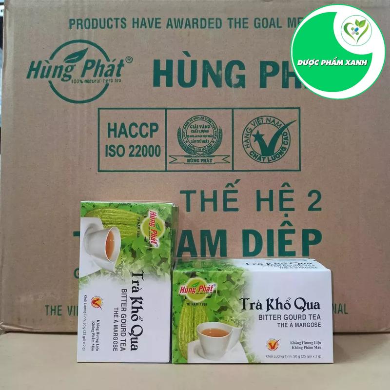 Product Introduction of TRÀ KHỔ QUA (25Gói x 2G) - THƯƠNG HIỆU HÙNG PHÁT 8
