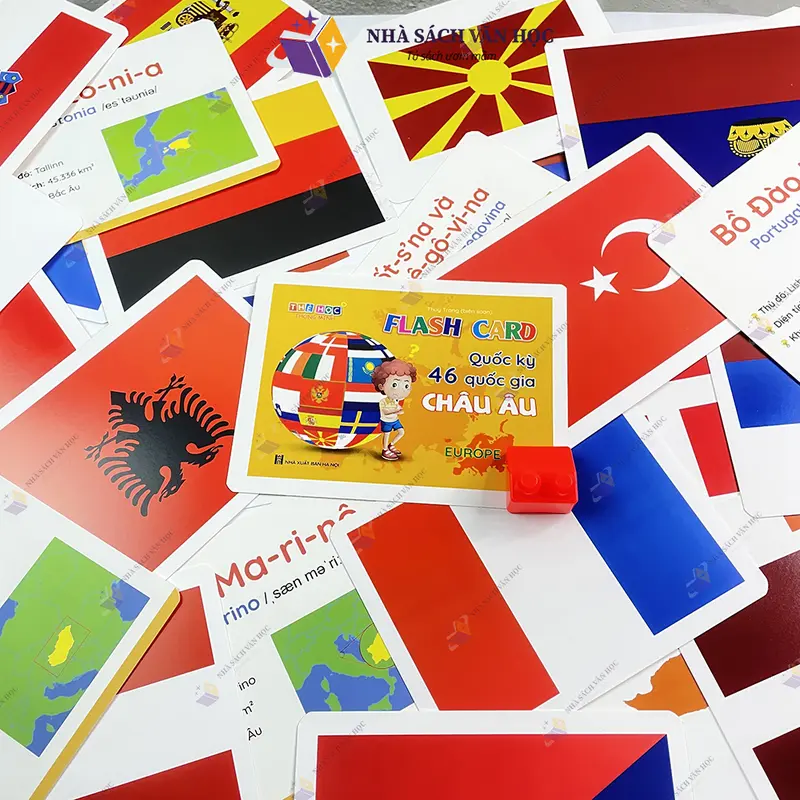 Sách - Flash Card Quốc Kỳ Các Quốc Gia Trên Thế Giới - Thẻ Học Thông Minh 6