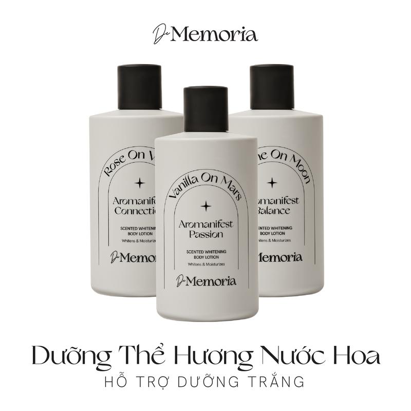 (P)Dưỡng Thể Làm Đẹp Da Hương Nước Hoa De Memoria Scented Whitening Body Lotion 300ml Vitamin C Dưỡng Da Body