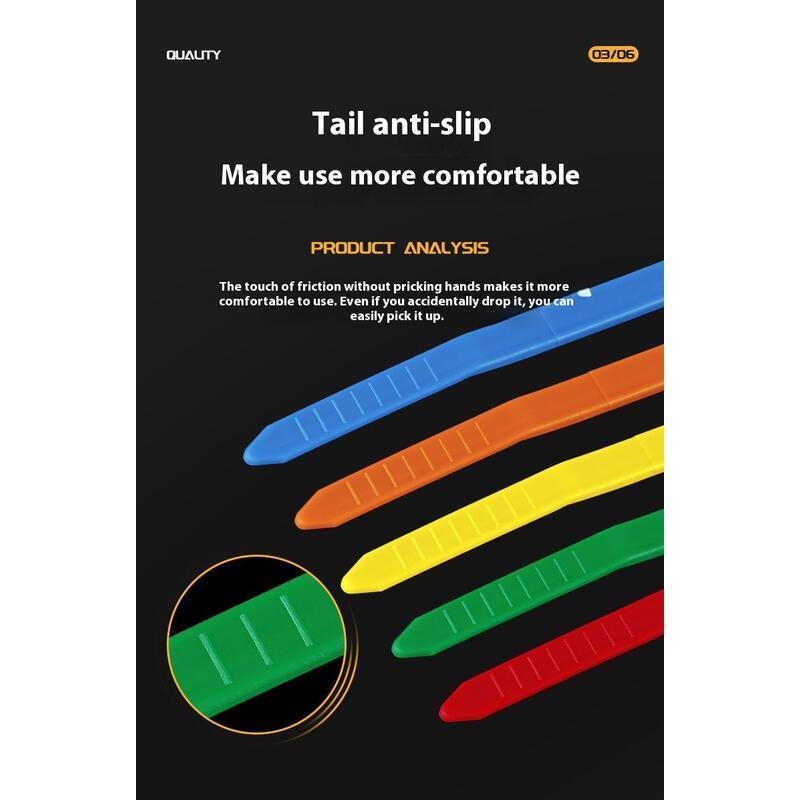 Product Introduction of Color self-locking nylon 100 tapes National standard wire Anti aging and high temperature resistant binding tape 6