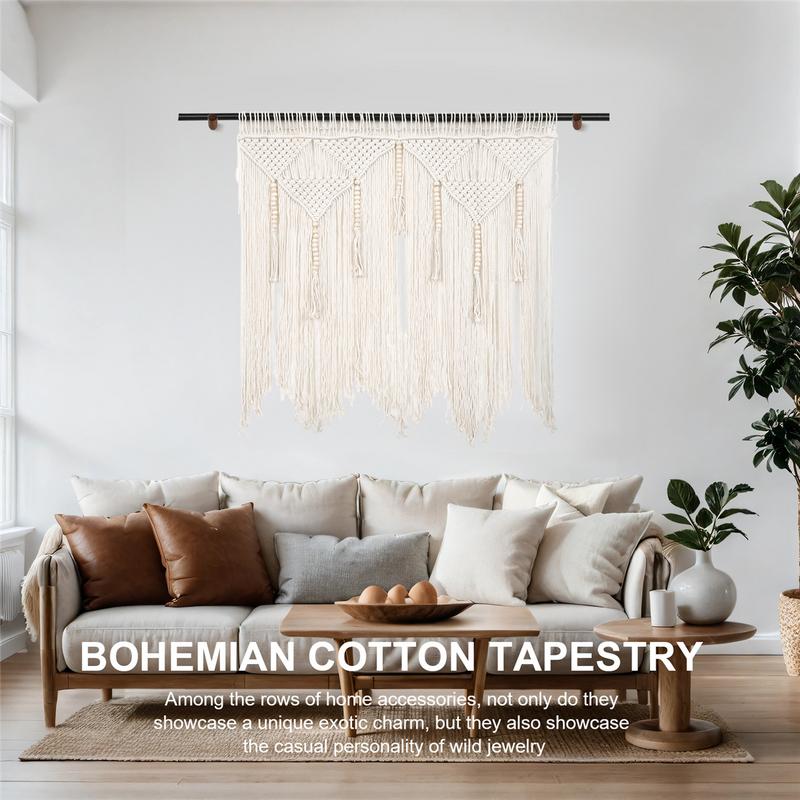Macrame Wall Hanging Handwoven Bohemian Cotton Rope Boho Tapestry ...